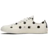 Converse x COMME des GARCONS PLAY Chuck 70 Low ”White Polka Dot”