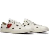 Converse x COMME des GARCONS PLAY Chuck 70 Low ”White Polka Dot”
