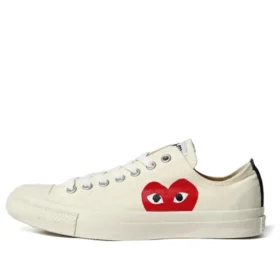 Converse x COMME des GARCONS PLAY Chuck 70 Low ”White Red”