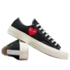 Converse x Comme des Garcons PLAY Chuck 70 Ox ”Single Heart Black”
