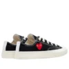 Converse x Comme des Garcons PLAY Chuck 70 Ox ”Single Heart Black”