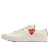 Converse x Comme des Garcons PLAY Chuck 70 Ox ”Single Heart Milk”