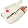 Converse x Comme des Garcons PLAY Chuck 70 Ox ”Single Heart Milk”