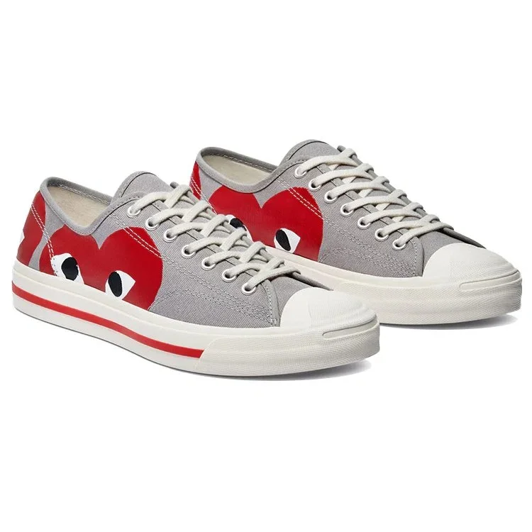 Converse x COMME des GARCONS PLAY Jack Purcell ”Drizzle Red” Converse x COMME des GARCONS PLAY Jack Purcell ”Drizzle Red”