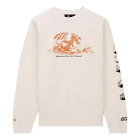 Converse x Dungeons & Dragons T-shirt med rund hals, asiatiska storlekar, ”Egret” Converse x Dungeons & Dragons T-shirt med rund hals, asiatiska storlekar, ”Egret”