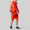 Converse x Feng Chen Wang Crossover Splicing Contrasting Colors Casual Jackor Orange för män
