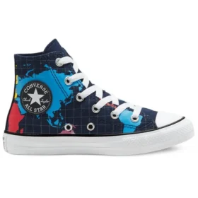 Converse x Geography Class Chuck Taylor All Star High ”Blue Red Yellow”