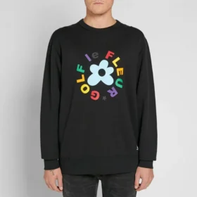 Converse x Golf Le Fleur Crew Sweatshirt Asiatisk storlek ”Black”