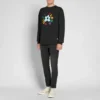 Converse x Golf Le Fleur Crew Sweatshirt Asiatisk storlek ”Black”