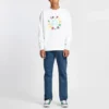 Converse x Golf Le Fleur Crew-tröja Asiatiska storlekar ”Vit”