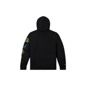 Converse x Keith Haring fleecehoodie i asiatiska storlekar ”Black”