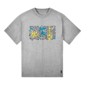 Converse x Keith Haring Shapes T-shirt Asiatiska storlekar ”Grå”