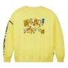 Converse x Keith Haring Shapes-tröja, asiatiska storlekar, ”Yellow”