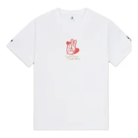 Converse x LFC T-shirt Asiatisk storlek ”Vit”