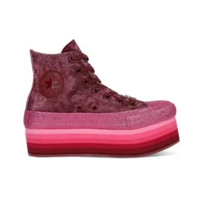 Converse x Miley Cyrus Chuck Taylor All Star Platform Hi ”Dark Burgundy”