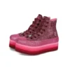 Converse x Miley Cyrus Chuck Taylor All Star Platform Hi ”Dark Burgundy”