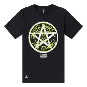Converse x NEIGHBORHOOD T-shirt Asiatisk storlek ”Svart”