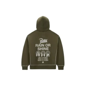 Converse x Patta Gold Standard-hoodie, asiatiska storlekar, ”Utility Green Heather”