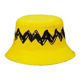 Converse x Peanuts vändbar bucket hat ”Cyber Yellow”