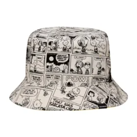 Converse x Peanuts vändbar bucket hat ”Cyber Yellow”