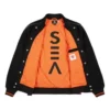 Converse x Vince Staples Insulated Varsity Jackor Asia Sizing ”Black Orange”