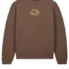 Converse x Wonka French Terry Crew Sweatshirt Asiatiska storlekar ”Engine Smoke Wavy Line”