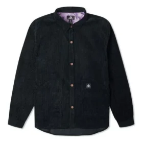 Corduroy Button Shirt Asia Sizing ”Black”