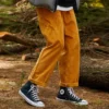 Corduroy Double Pleat Chino Pant Asia Sizing ”Orange”