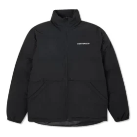 Core Puffer Textile Jackor Asia Sizing ”Black”