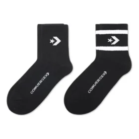Core Twin Pack Mid-Crew Strumpor ”Black”