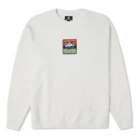 Counter Climate Graphic Crew Sweatshirt Asia Sizing ”White”
