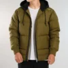 Court Down Jackor Asiatiska storlekar ”Olive Green”