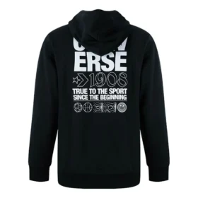 Court Graphic Hoodie Asiatisk storlek ”Svart”