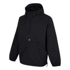 Court-Ready Oversized Anorak Coat Asia Sizing ”Black”