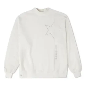 Cozy Utility Crew Asiatiska storlekar ”White”