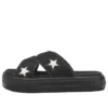 CV Sandal Plastic Crossbelt ”Black White”