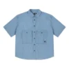 Denim Wordmark Utility Shirt Asiatisk storlek ”LT Retro Blue”