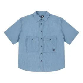 Denim Wordmark Utility Shirt Asiatisk storlek ”LT Retro Blue”