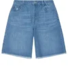 Denimshorts i asiatisk storlek ”Light Blue Wash”