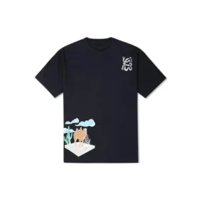 Desert Graphic Tee Asiatisk storlek ”Svart”