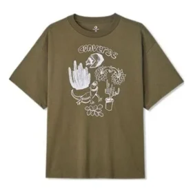 Desert Neighbors T-shirt, asiatiska storlekar, ”Olive Green”