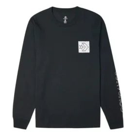 Distorted Court långärmad T-shirt Asiatisk storlek ”Svart”
