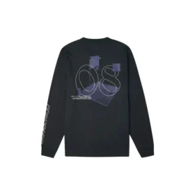 Distorted Court långärmad T-shirt Asiatisk storlek ”Svart”