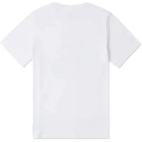 Distorted Patch T-shirt Asiatisk storlek ”White Orange Teal”