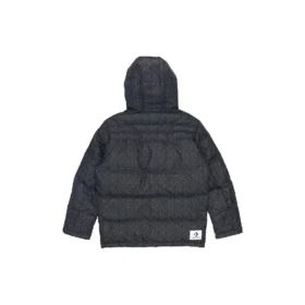 Down Fill Puffer AOP-jackor Asiatisk storlek ”Svart”