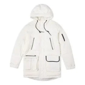 Down Mid Length Jackor Asia Sizing ”White”