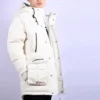 Down Mid Length Jackor Asia Sizing ”White”