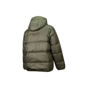 Dunfylld jackor med huva Asiatiska storlekar ”Cargo Khaki”