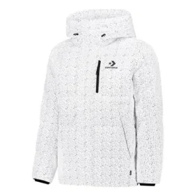Dunfylld puffjackor AOP i asiatisk storlek ”White”
