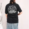 Earth Moon Sun kortärmad T-shirt asiatisk storlek ”Svart”